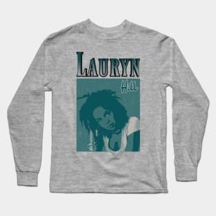 lauryn hill green vintage poster Long Sleeve T-Shirt